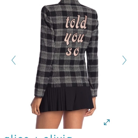 alice+olivia Jackets & Blazers - Alice+Olivia tweed suit jacket*skirt sold separate